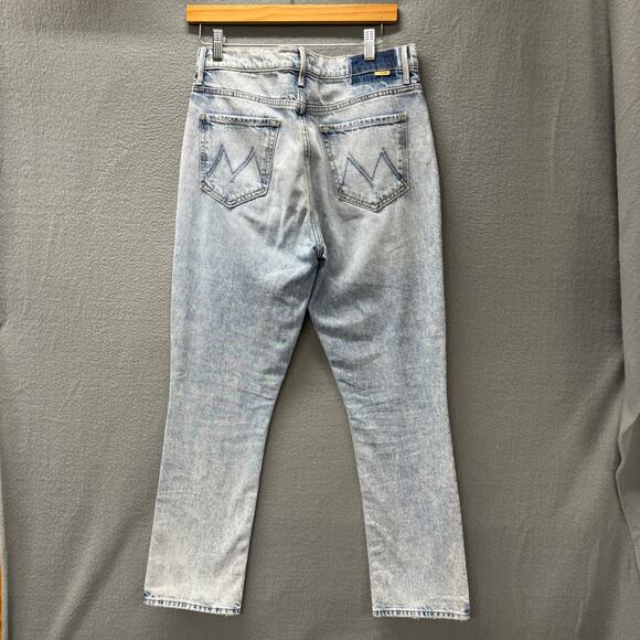 Mother Jeans Womens 29 (30x28 ACTUAL) The Swooner Rascal Ankle Signs & Symbols - Picture 4 of 12